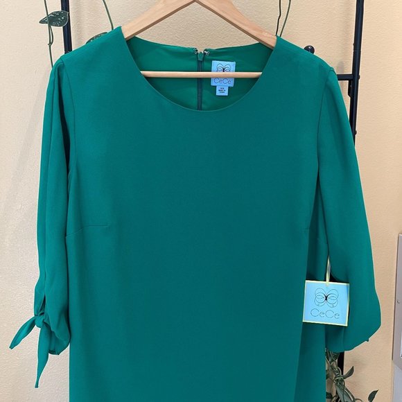 CeCe Green Midi Dress - Picture 5 of 8